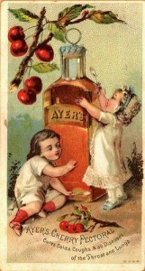 Ayer's Cherry Pectoral (Morphine) Kids Go Wild For Ayers Cherry Morphine Soothers!